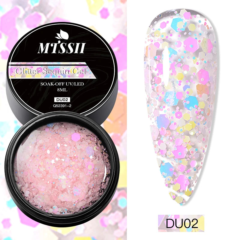 Mtssii 8ML Quick Extension Nail Gel Vernis Nude Milk White Gel Nail Polish UV Semi Permanent Nails Art For Manicure Tools