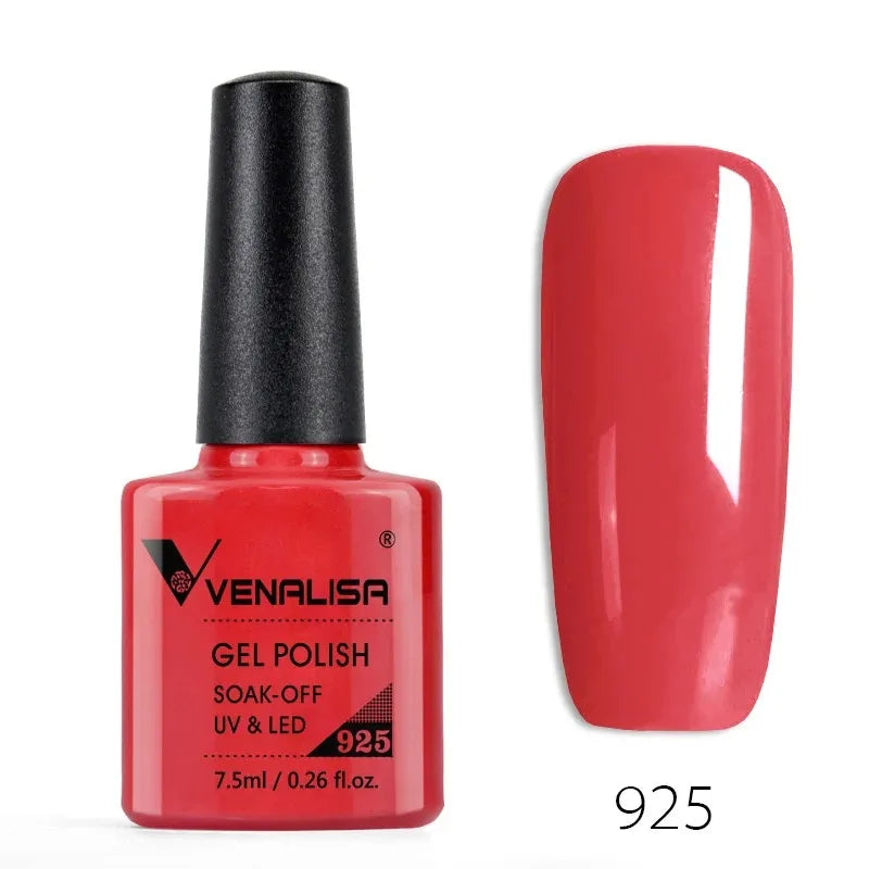 Venalisa Fashion Shiny 7.5ml Soak off UV Gel Nail Polish Nail Art Manicure Cosmetics Nail Gel Tips Varnish L1