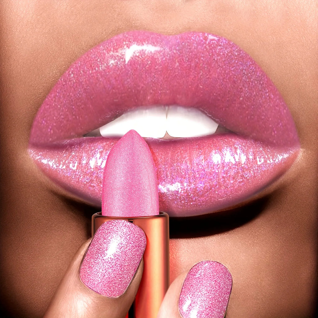 Poudre Lumière Rose “Rose Smoke” – Fini Brillant & Waterproof