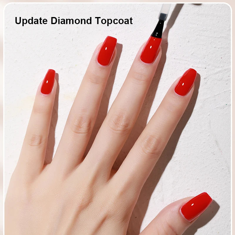 Big Bottles Of Economic 15ml No Wipe Top Coat Base Coat Gel Polish Nail Salon TopCoat BaseCoat For Varnish Vernis Gel