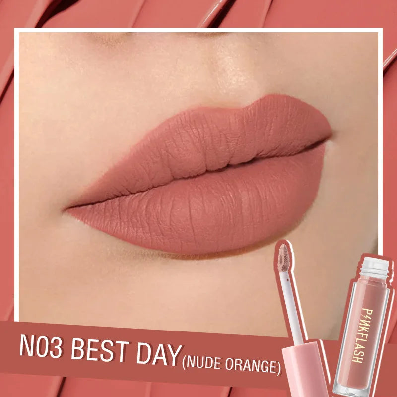 Rouge à Lèvres Mat – Longue Tenue & Waterproof – Texture Velours