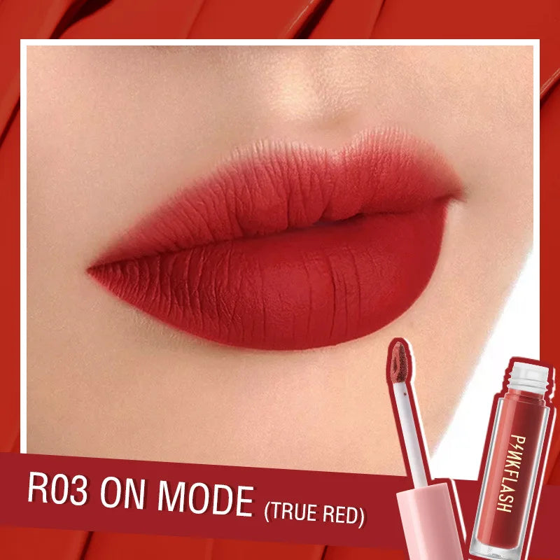 Rouge à Lèvres Mat – Longue Tenue & Waterproof – Texture Velours