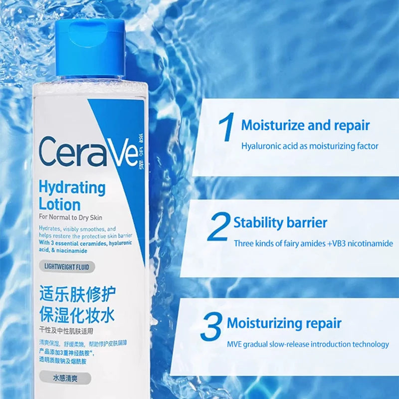 Lotion Hydratante CeraVe – Crème Douceur Peau Sensible (200 ml)