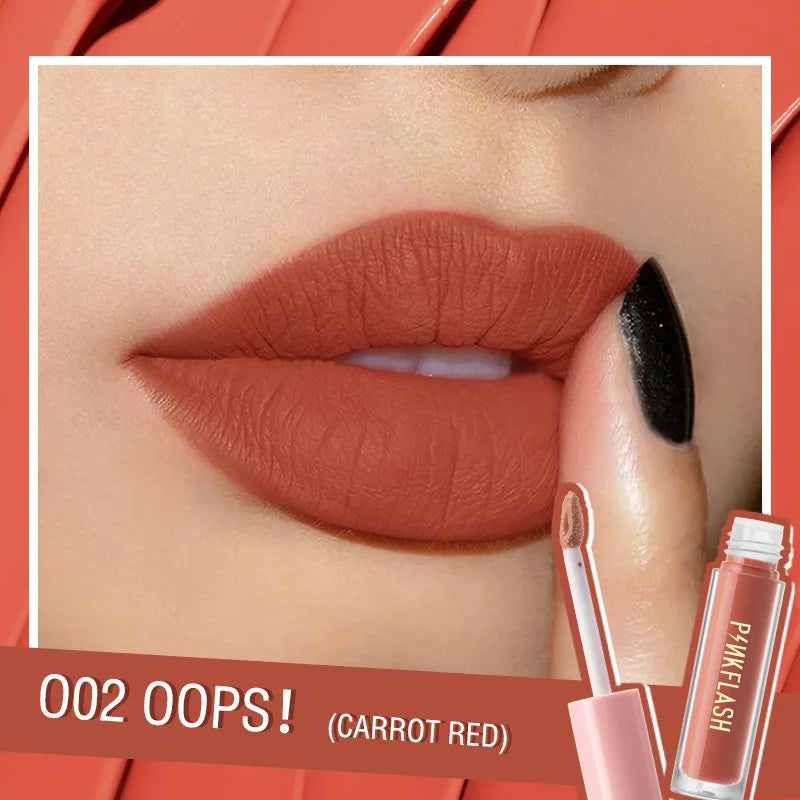 Rouge à Lèvres Mat – Longue Tenue & Waterproof – Texture Velours