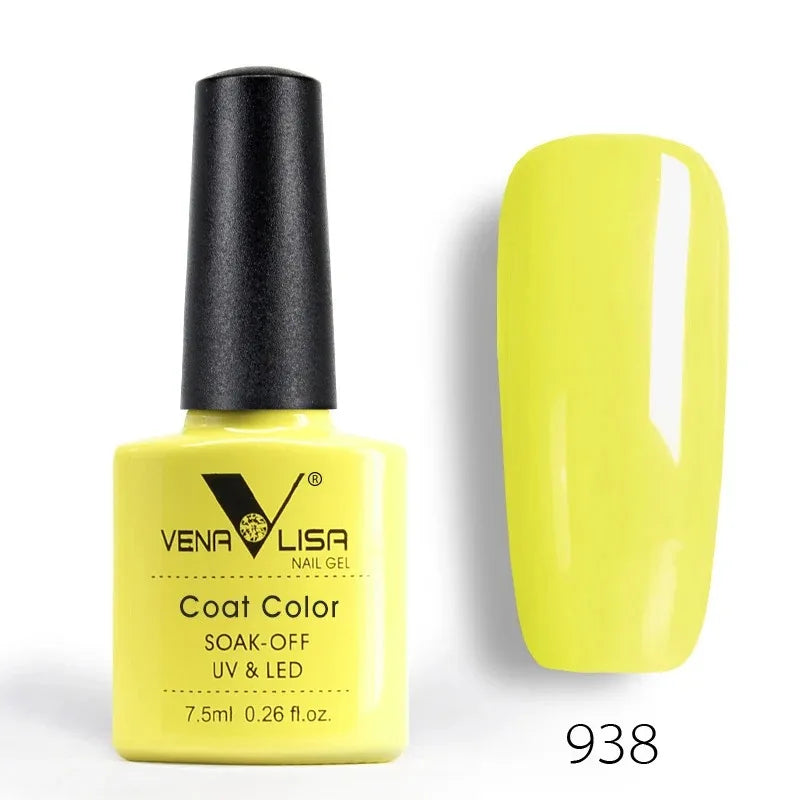 Venalisa Fashion Shiny 7.5ml Soak off UV Gel Nail Polish Nail Art Manicure Cosmetics Nail Gel Tips Varnish L1