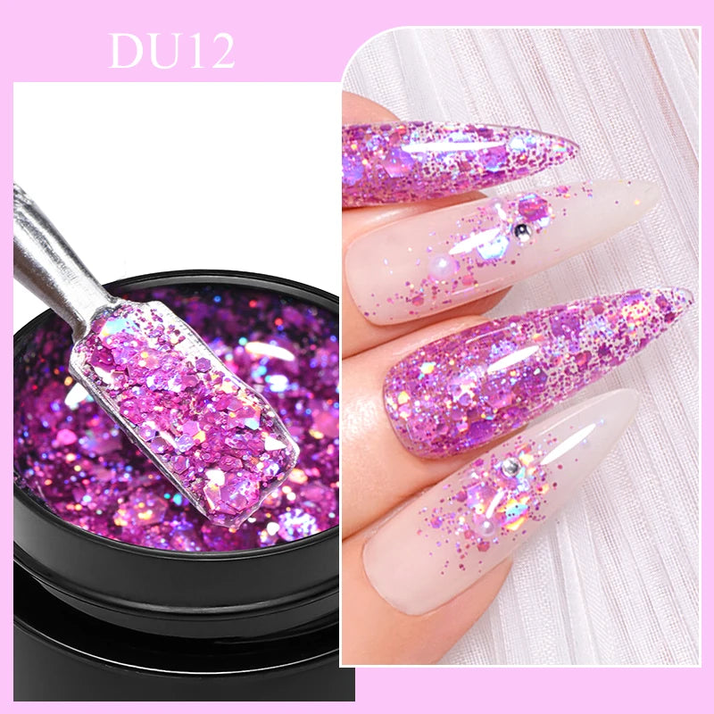 Mtssii 8ML Quick Extension Nail Gel Vernis Nude Milk White Gel Nail Polish UV Semi Permanent Nails Art For Manicure Tools