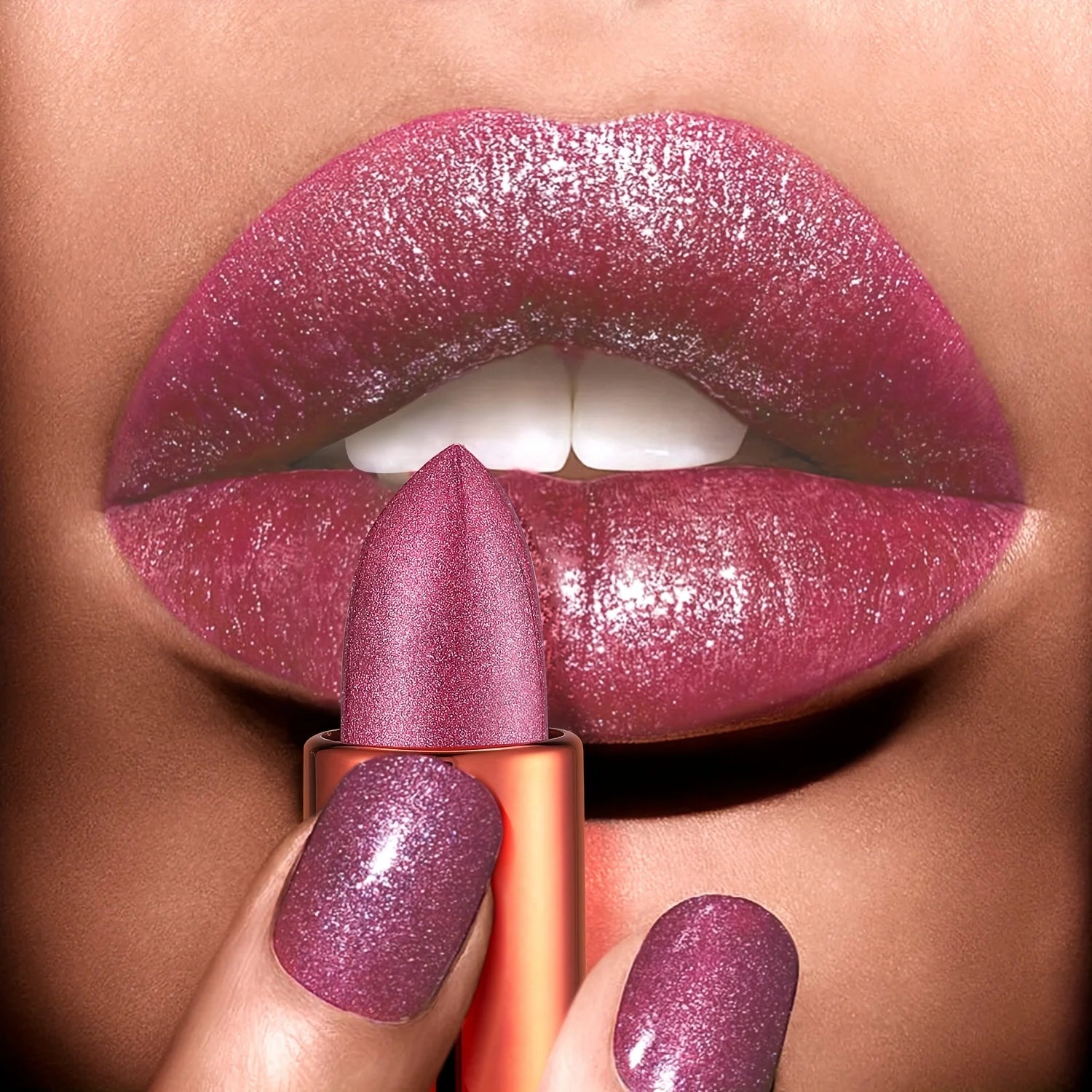 Poudre Lumière Rose “Rose Smoke” – Fini Brillant & Waterproof