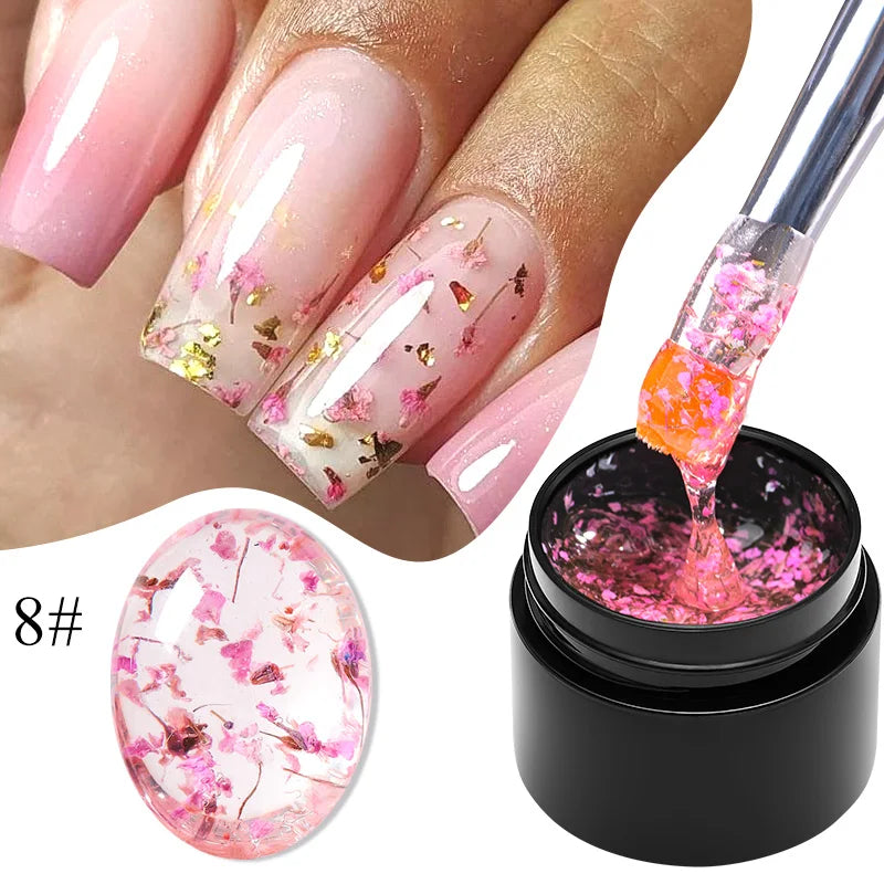 Mtssii 8ML Quick Extension Nail Gel Vernis Nude Milk White Gel Nail Polish UV Semi Permanent Nails Art For Manicure Tools