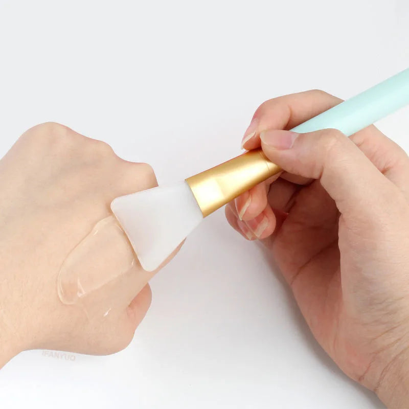 Pinceau Masque Facial en Silicone - Application Précise et Hygiénique