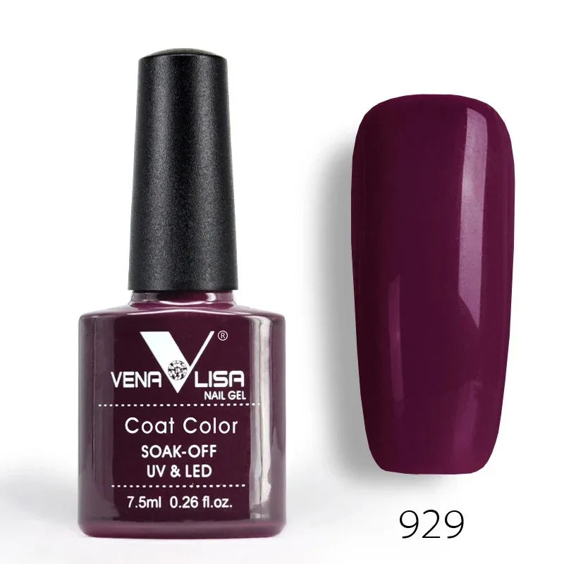 Venalisa Fashion Shiny 7.5ml Soak off UV Gel Nail Polish Nail Art Manicure Cosmetics Nail Gel Tips Varnish L1