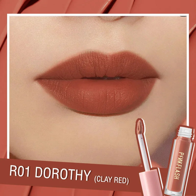 Rouge à Lèvres Mat – Longue Tenue & Waterproof – Texture Velours
