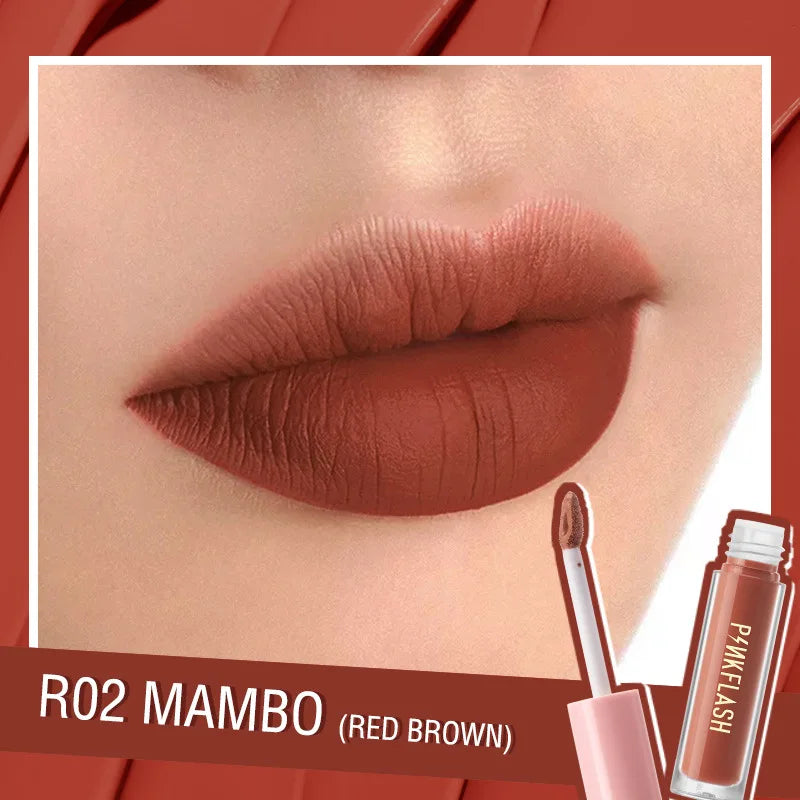 Rouge à Lèvres Mat – Longue Tenue & Waterproof – Texture Velours