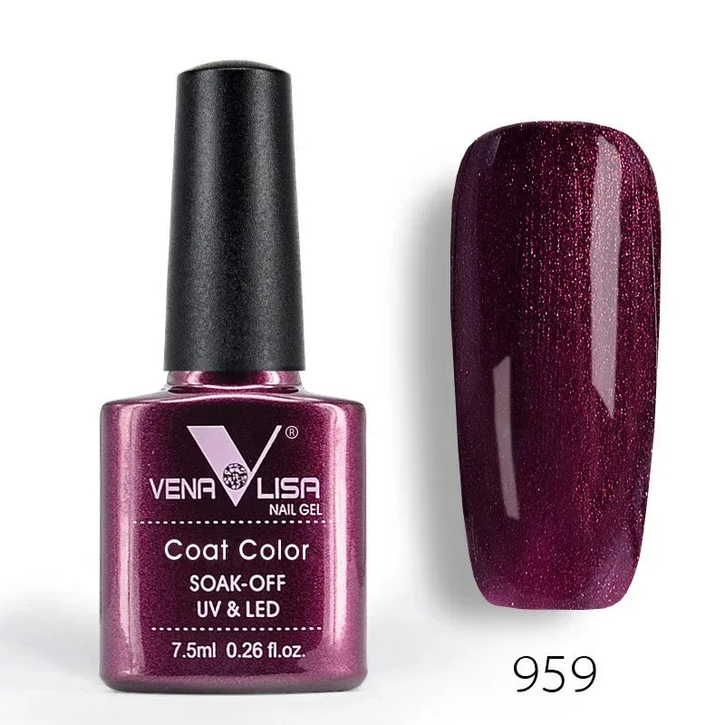Venalisa Fashion Shiny 7.5ml Soak off UV Gel Nail Polish Nail Art Manicure Cosmetics Nail Gel Tips Varnish L1