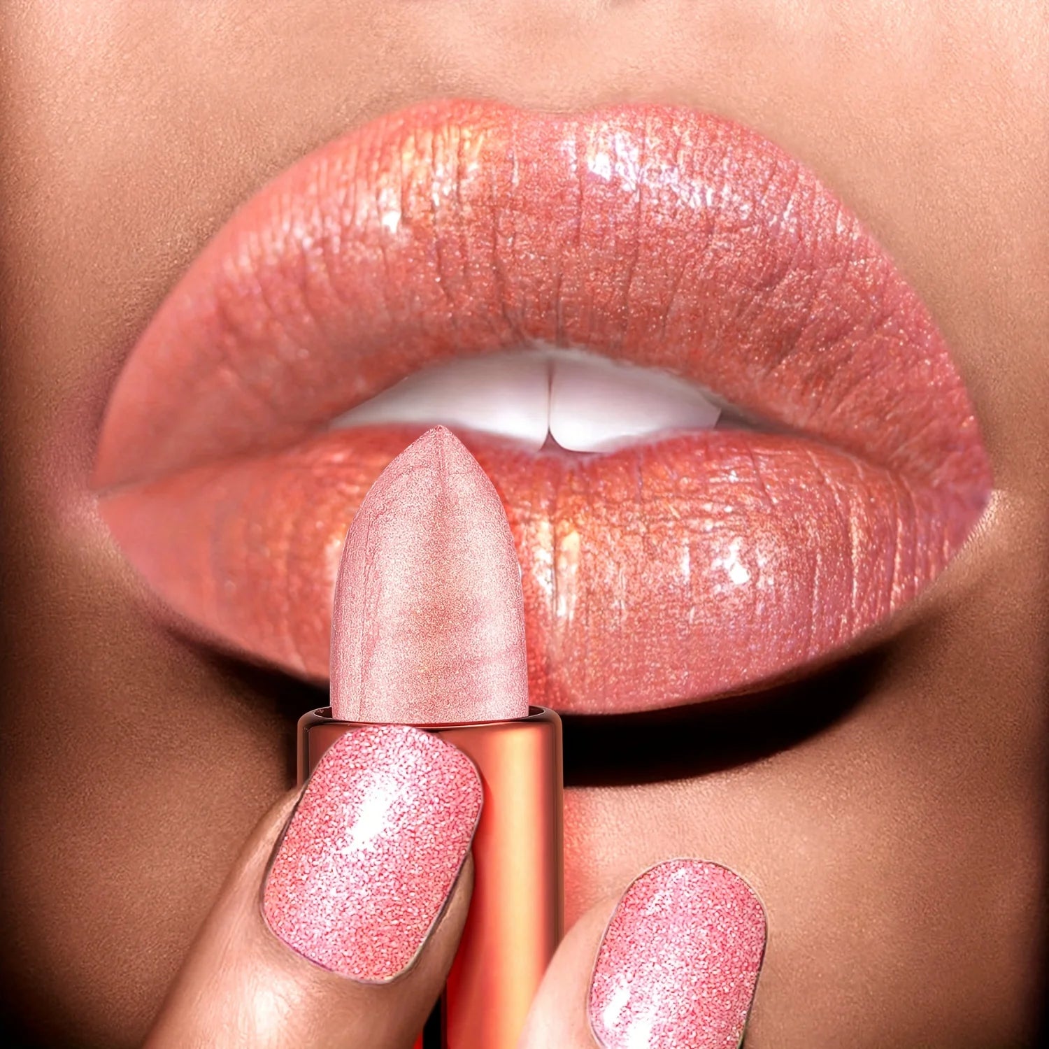 Poudre Lumière Rose “Rose Smoke” – Fini Brillant & Waterproof