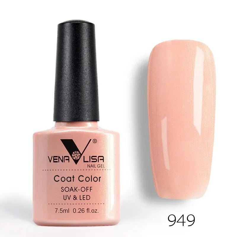 Venalisa Fashion Shiny 7.5ml Soak off UV Gel Nail Polish Nail Art Manicure Cosmetics Nail Gel Tips Varnish L1