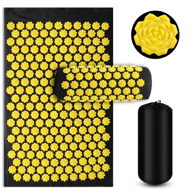Acupressure Yoga Mat Kuznetsov's Applicator Cushion Sensi Massage Body Needles With Spikes Pillow Foot Massager Fitness Pilates - La Tienda Bella