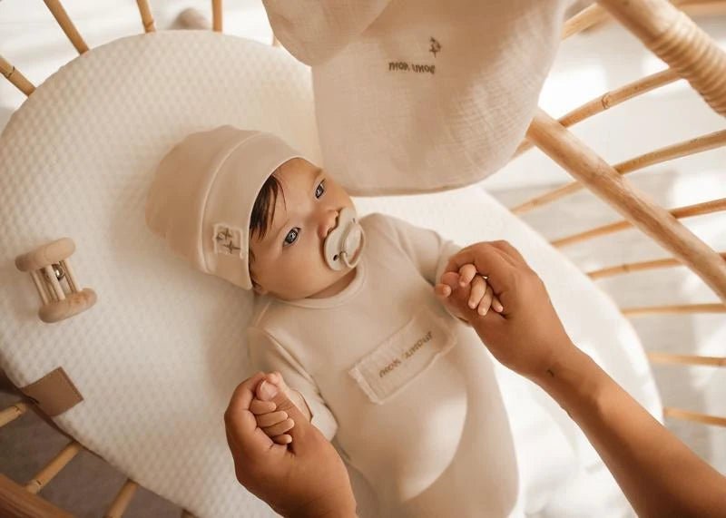 Ali Layette Aw25 Mon Amour Collection Embroidered Layette Set Babies Rompers Matching Hat And Blanket Babies Rompers - La Tienda Bella