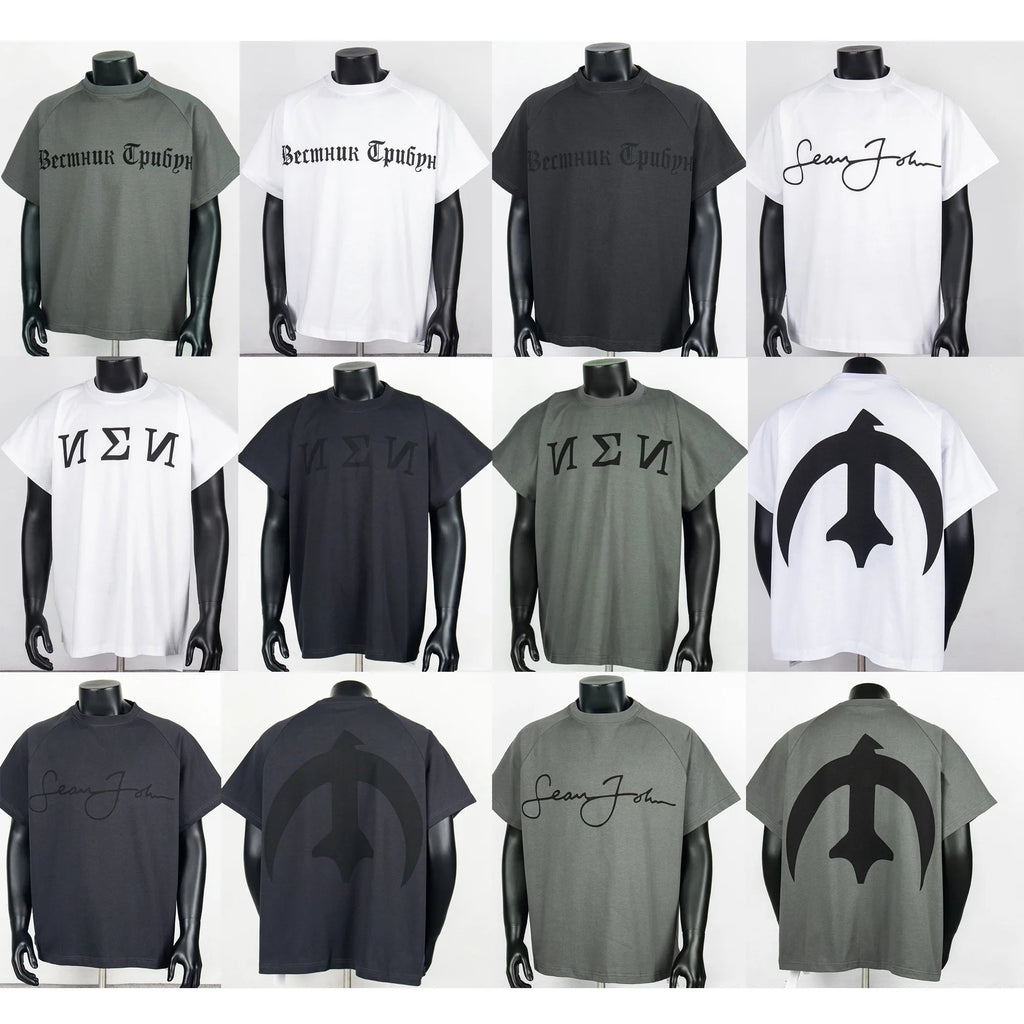 American High Street Fashion Multi - color Style Tops Men Women Couples Daily Casual Clothing Kanye West T-shirts - La Tienda Bella