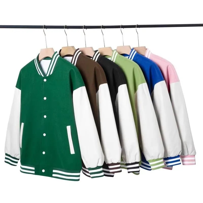 American Men's Fashion Element Jacket Casual Baseball Uniform Autumn and Winter Jacket Fashion Casual Couple Jacket Jacket - La Tienda Bella