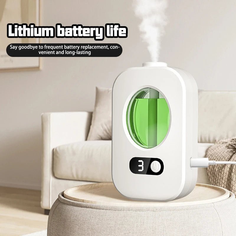 Automatic Diffuser Aromatherapy Machine Air Fragrance Air Freshener Toilet Bathroom Aroma Essential Oil Dispenser Humidifier - La Tienda Bella