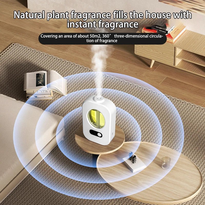 Automatic Diffuser Aromatherapy Machine Air Fragrance Air Freshener Toilet Bathroom Aroma Essential Oil Dispenser Humidifier - La Tienda Bella