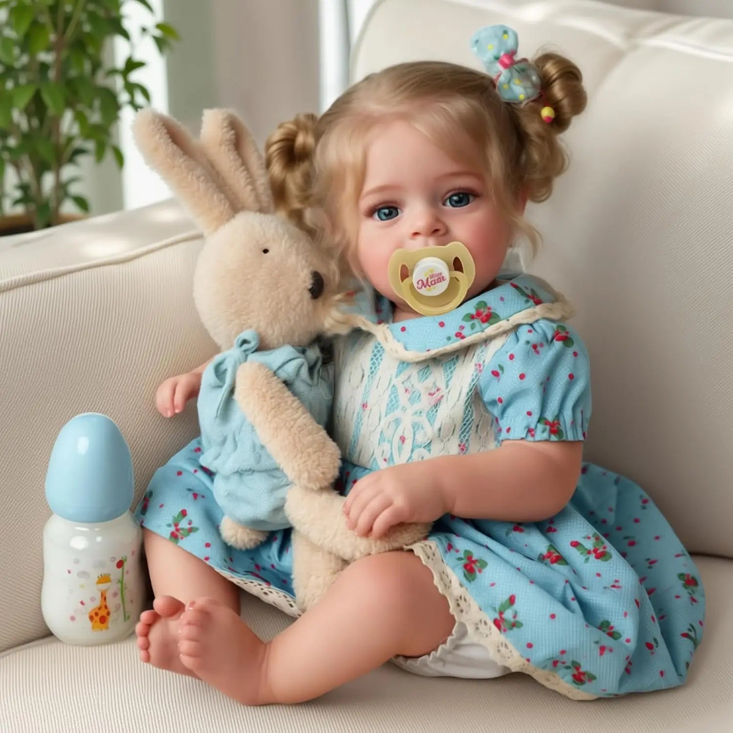 BABESIDE Lifelike Reborn Baby Dolls - 20 " Realistic-Newborn Baby Dolls Blond Girl - La Tienda Bella