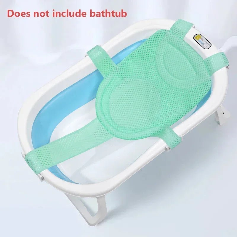 Baby Bath Net Mat Children Newborn Adjustable Bathtub Pillow Seat Cushion Cross - shaped Anti - slip Bathtub Shower Cradle Bed Seat - La Tienda Bella
