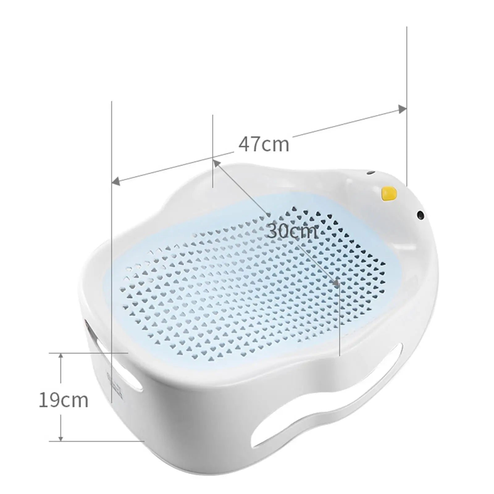 Baby Bath Support Portable Soft Non-Slip Lounger for 0-6 Months Infant blue - La Tienda Bella