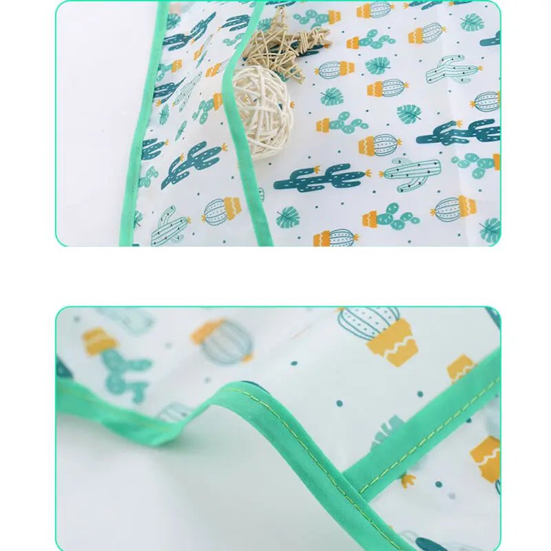 Baby Bibs New Cute Children Baby Stuff Toddler Waterproof Long Sleeve Art Smock Feeding Bib - La Tienda Bella
