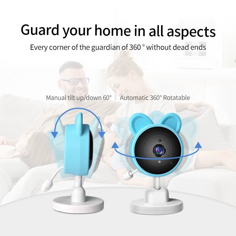 Baby Care Infrared Night Vision Breastfeeding Reminder Temperature Detection Lullaby Wireless - La Tienda Bella