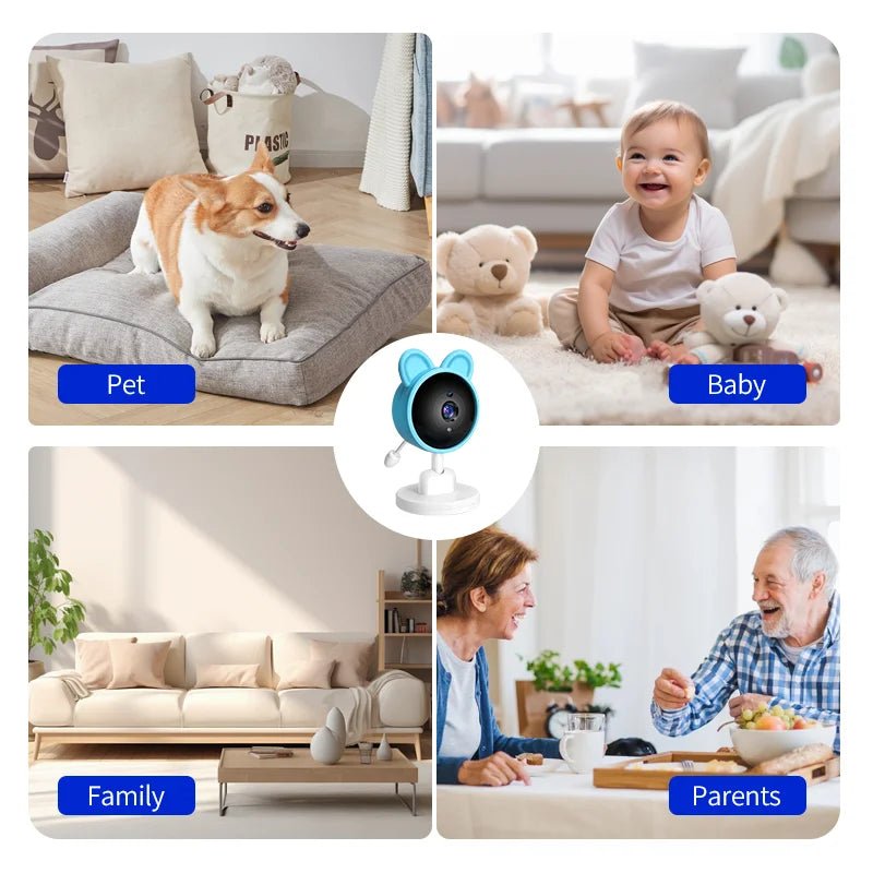 Baby Care Infrared Night Vision Breastfeeding Reminder Temperature Detection Lullaby Wireless - La Tienda Bella