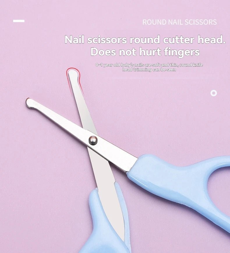 Baby Care Products Set, 0 - 3 Year Old Baby Care Comb, Scissors, Convenient Care 5 - Piece Tool Kit - La Tienda Bella