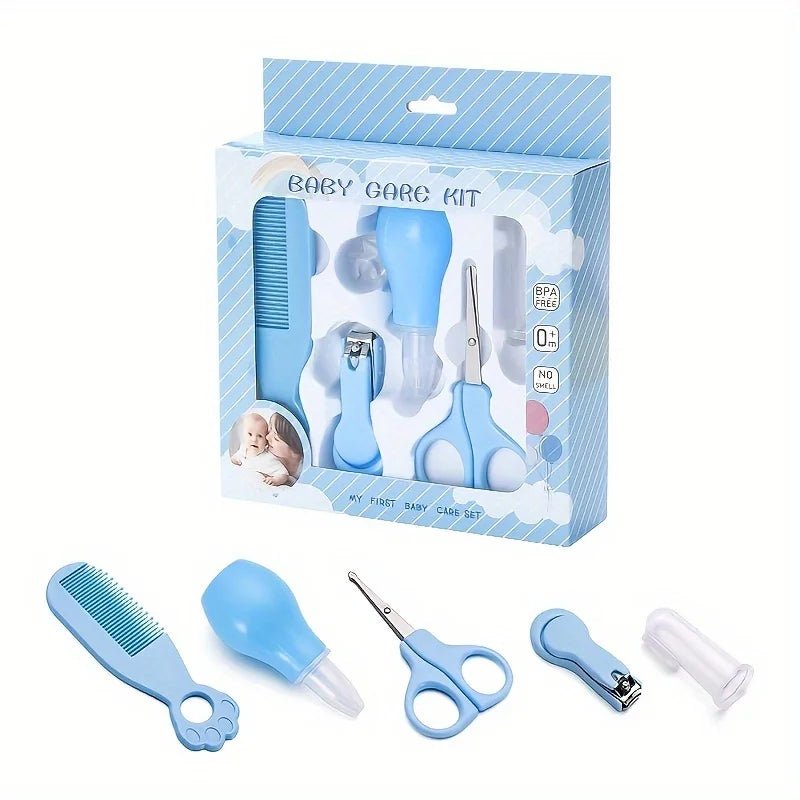 Baby Care Products Set, 0 - 3 Year Old Baby Care Comb, Scissors, Convenient Care 5 - Piece Tool Kit - La Tienda Bella