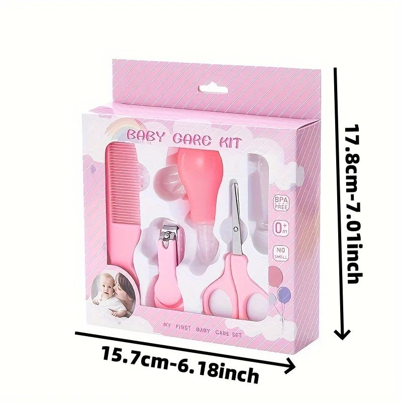 Baby Care Products Set, 0 - 3 Year Old Baby Care Comb, Scissors, Convenient Care 5 - Piece Tool Kit - La Tienda Bella