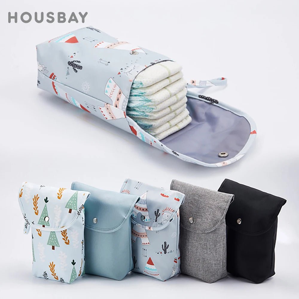 Baby Diaper Bag Organizer Reusable Waterproof Wet/Dry Cloth Bag Mummy Storage Nappy Bag For Disposable- La Tienda Bella