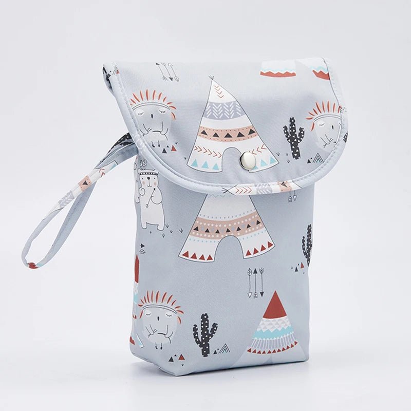 Baby Diaper Bag Organizer Reusable Waterproof Wet/Dry Cloth Bag Mummy Storage Nappy Bag For Disposable- La Tienda Bella