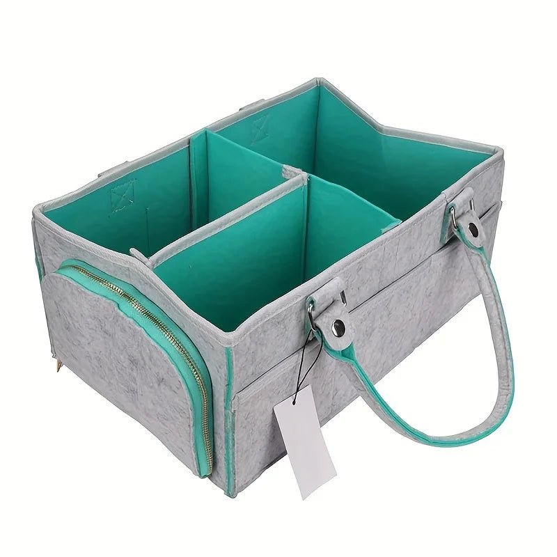Baby Diaper Caddy, Organizer Nursery Basket, Baby Basket Gift, Infant Must Haves Essentials - La Tienda Bella
