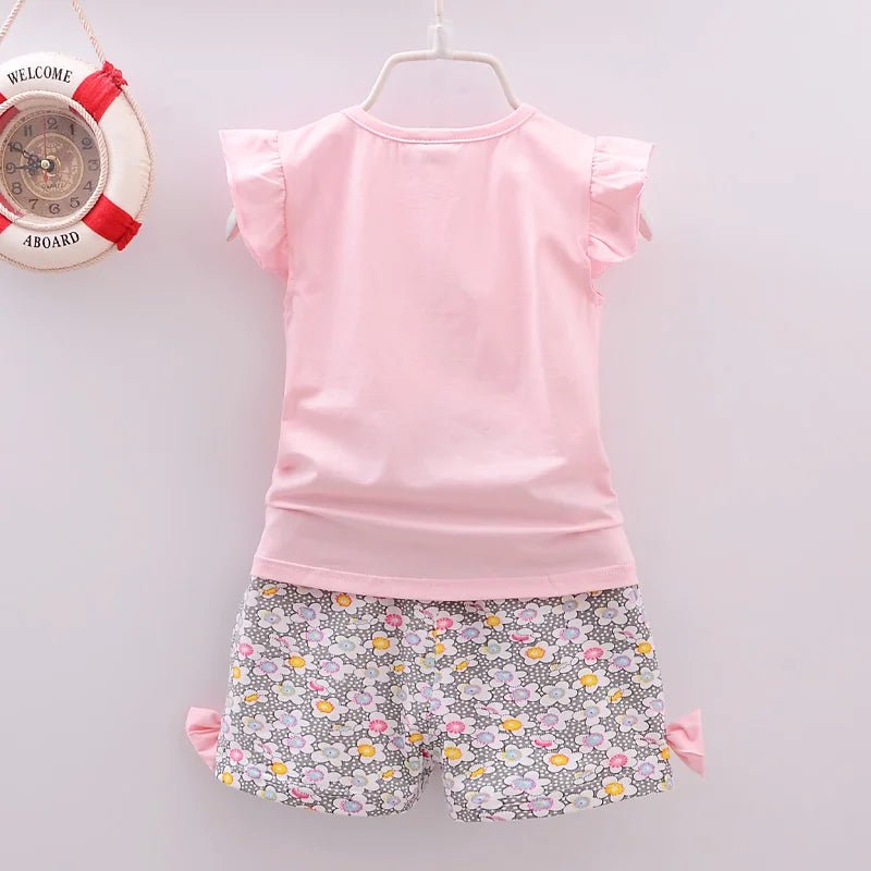 Summer Infant Baby Girl Clothes Set - Lollipop Print Toddler Clothing - La Tienda Bella