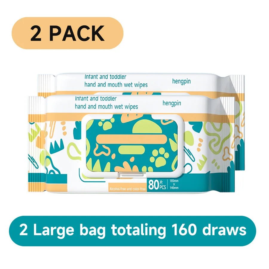 Baby Hand Face Wipes Fragrance-free Soft Thickened 100% Cotton Face Towel Make Disposable Wet Wipes - La Tienda Bella