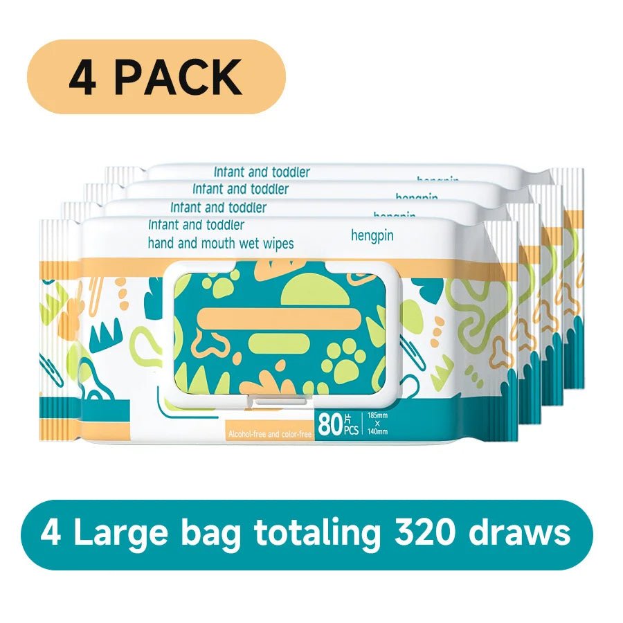 Baby Hand Face Wipes Fragrance-free Soft Thickened 100% Cotton Face Towel Make Disposable Wet Wipes - La Tienda Bella