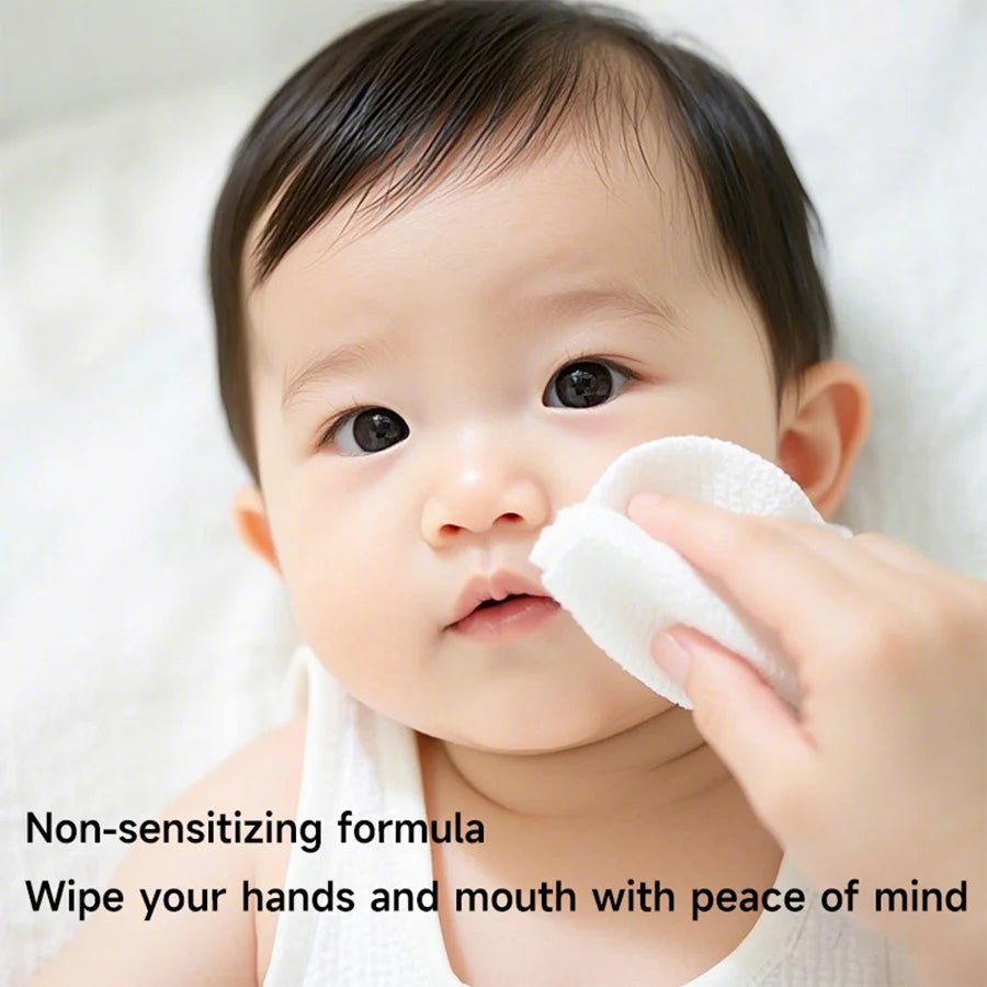 Baby Hand Face Wipes Fragrance-free Soft Thickened 100% Cotton Face Towel Make Disposable Wet Wipes - La Tienda Bella