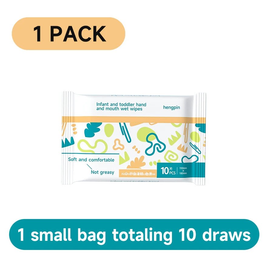 Baby Hand Face Wipes Fragrance-free Soft Thickened 100% Cotton Face Towel Make Disposable Wet Wipes - La Tienda Bella