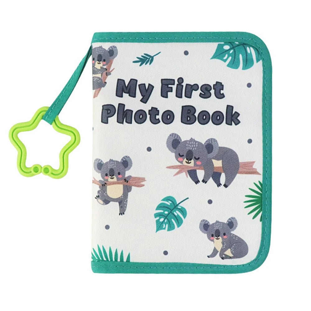 Baby Photo Album First Year Baby Photo Book Growth Babies Albums Shower Guest Diy Giraffe Photography - La Tienda Bella