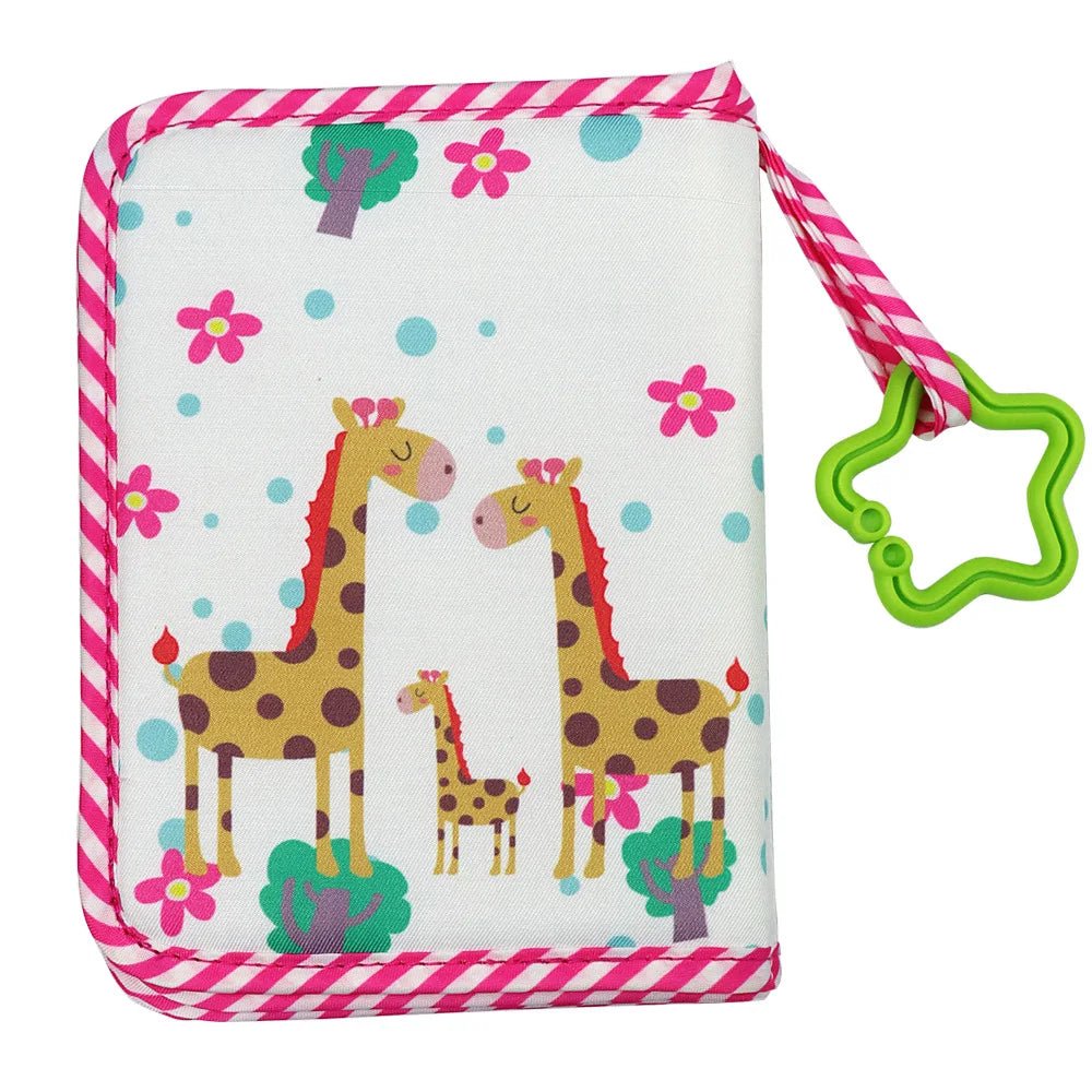 Baby Photo Album First Year Baby Photo Book Growth Babies Albums Shower Guest Diy Giraffe Photography - La Tienda Bella