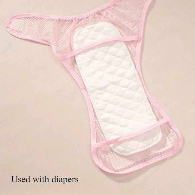 Baby Reusable Diaper Pants Cloth Panties Children Kid Training Pants Adjustable Washable Breathable - La Tienda Bella
