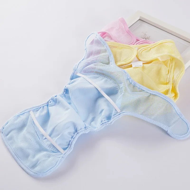 Baby Reusable Diaper Pants Cloth Panties Children Kid Training Pants Adjustable Washable Breathable - La Tienda Bella