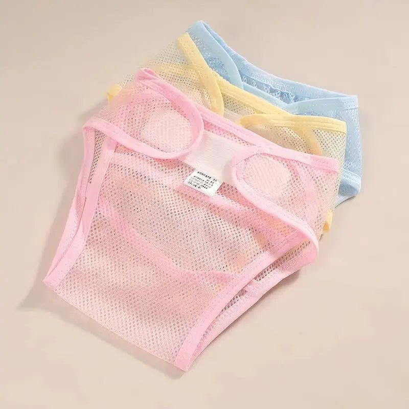 Baby Reusable Diaper Pants Cloth Panties Children Kid Training Pants Adjustable Washable Breathable - La Tienda Bella