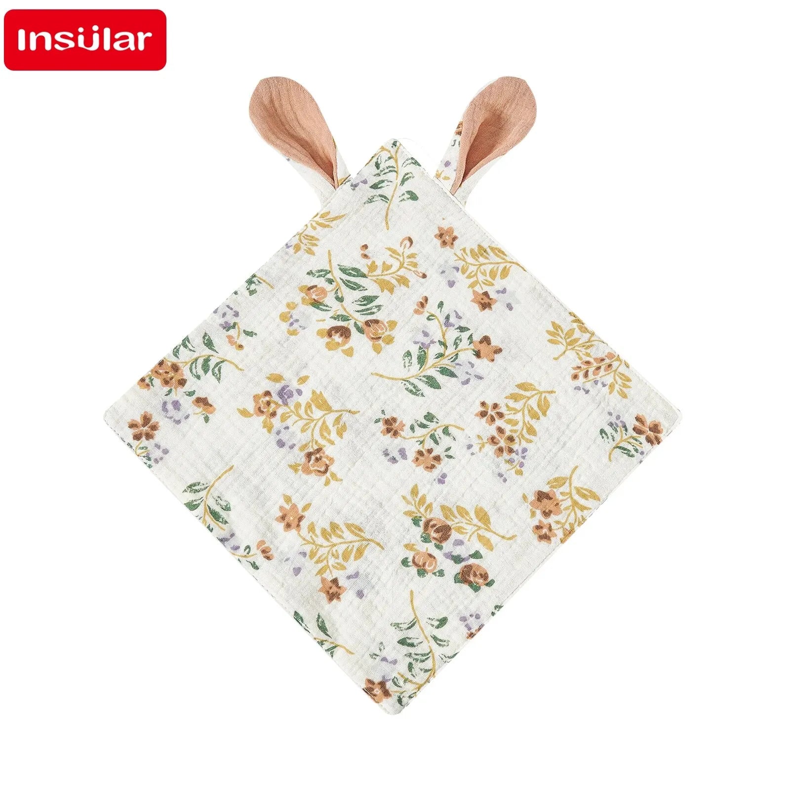 Baby Saliva Towels Cartoon Print Muslin Hand Face Wipes Newborn Bib Kids Handkerchief Toddler - La Tienda Bella