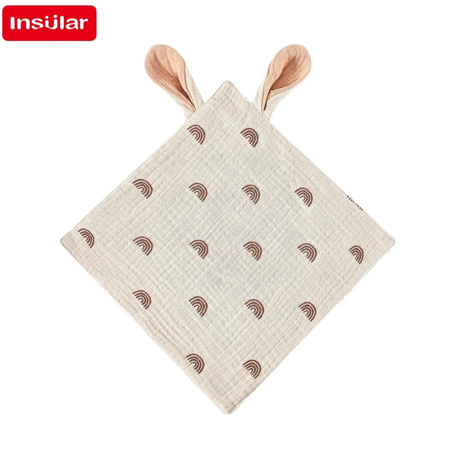 Baby Saliva Towels Cartoon Print Muslin Hand Face Wipes Newborn Bib Kids Handkerchief Toddler - La Tienda Bella
