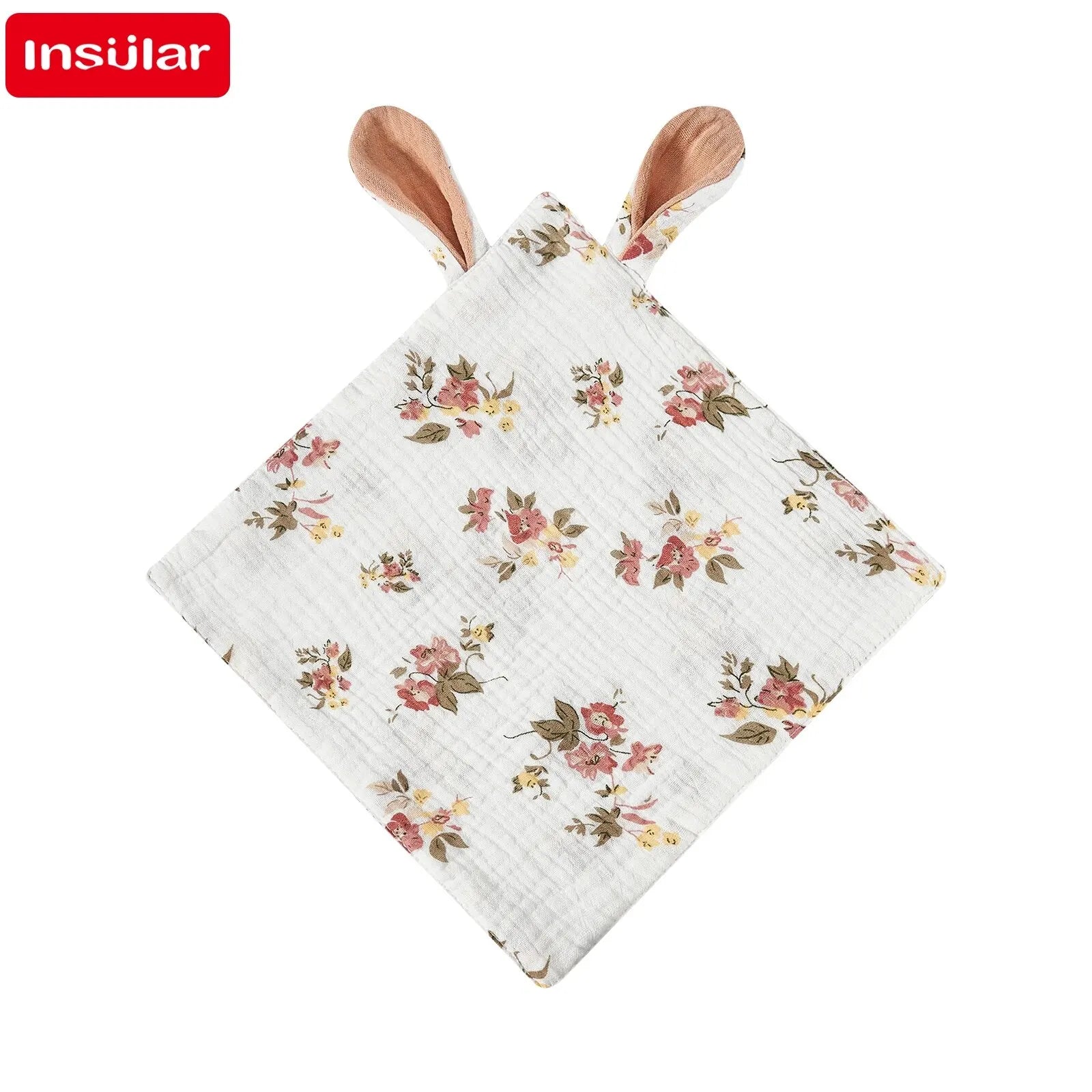 Baby Saliva Towels Cartoon Print Muslin Hand Face Wipes Newborn Bib Kids Handkerchief Toddler - La Tienda Bella